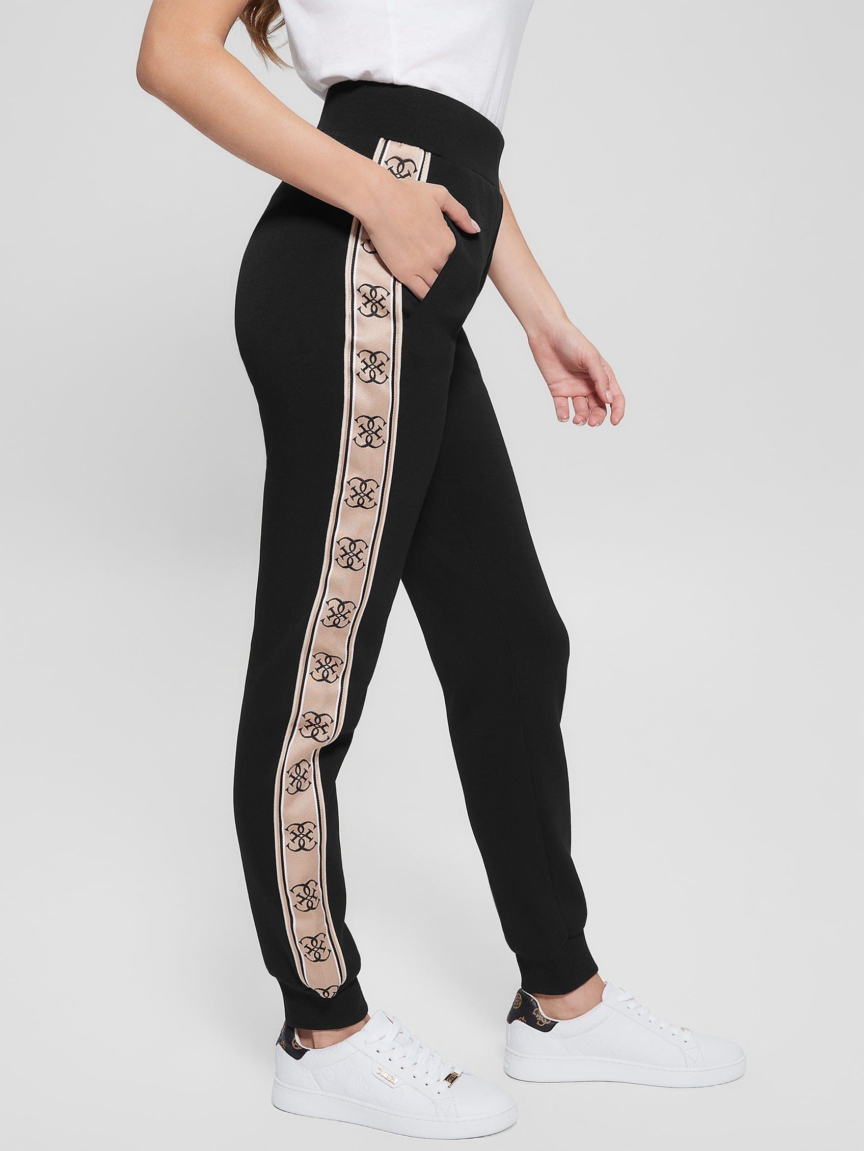 Guess Sweater Pants Guess Britney Joggers Black
