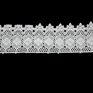 GUIPURE LACE HABBY white Guipure Lace Trimming G27 (7790950023257)