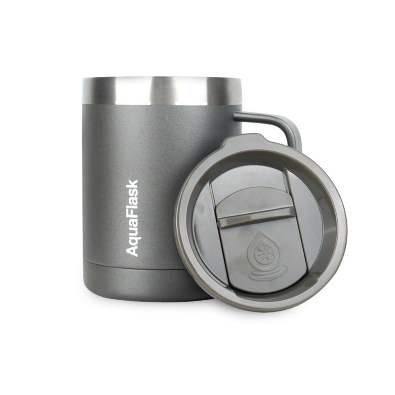 Aquaflask 415ml Travel Mug Gun Metal AF-R81