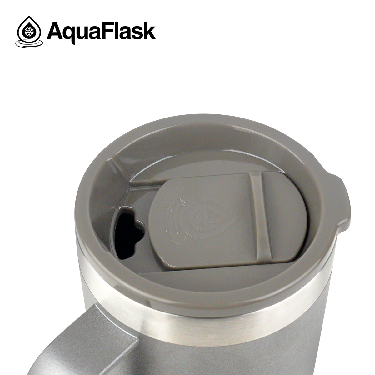 Aquaflask 415ml Travel Mug Gun Metal AF-R81