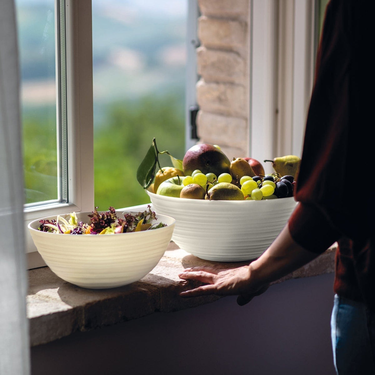 Guzzini Bowl Guzzini Tierra Bowl Land Xtra Large Cream GZ175030156 (7895992696921)