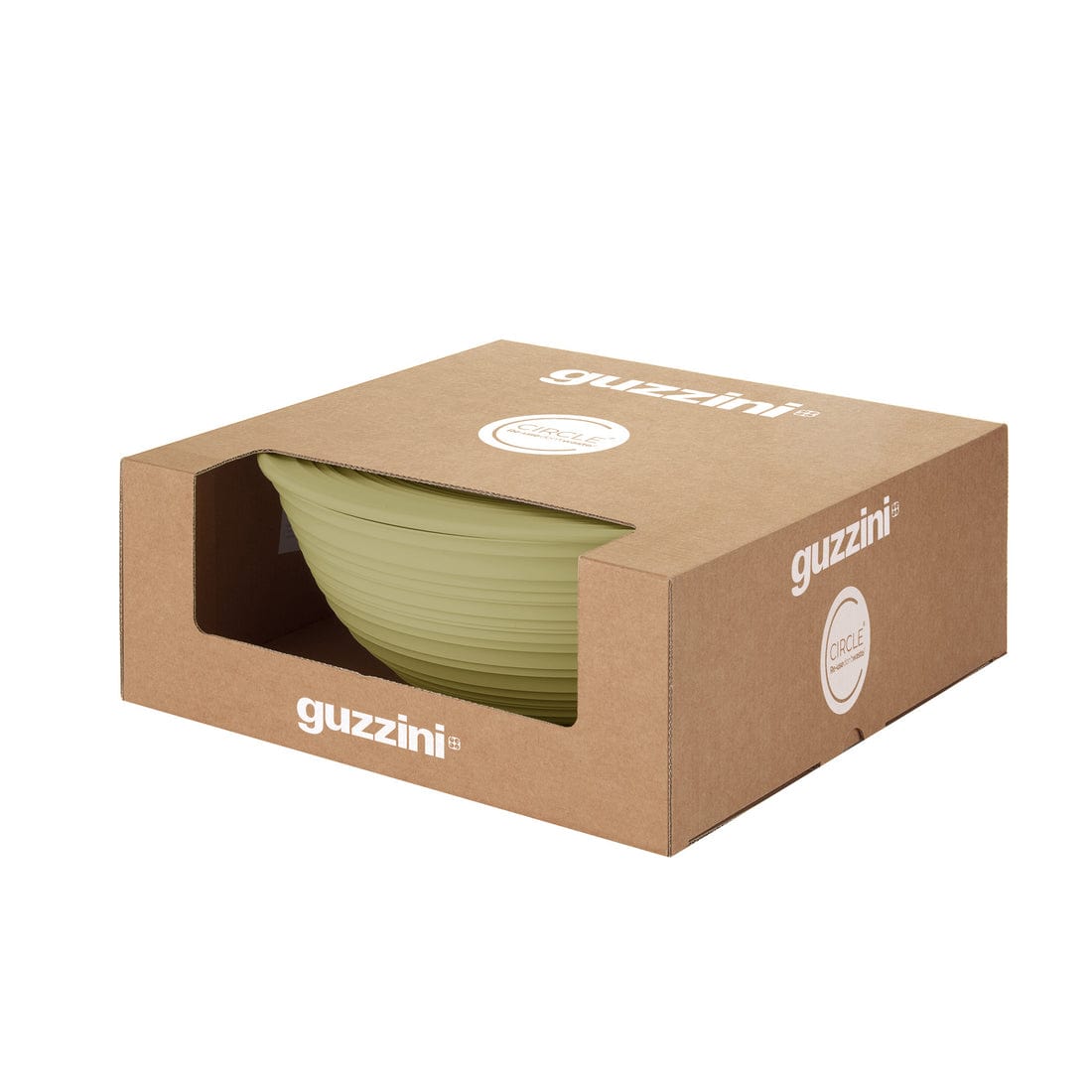 Guzzini Bowl Guzzini Tierra Bowl With Lid Large Sage GZ175002257