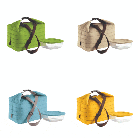 Guzzini LUNCH BOX Guzzini On The Go Handy Bio Thermal  Large Bag And Container Blue GZ32903134