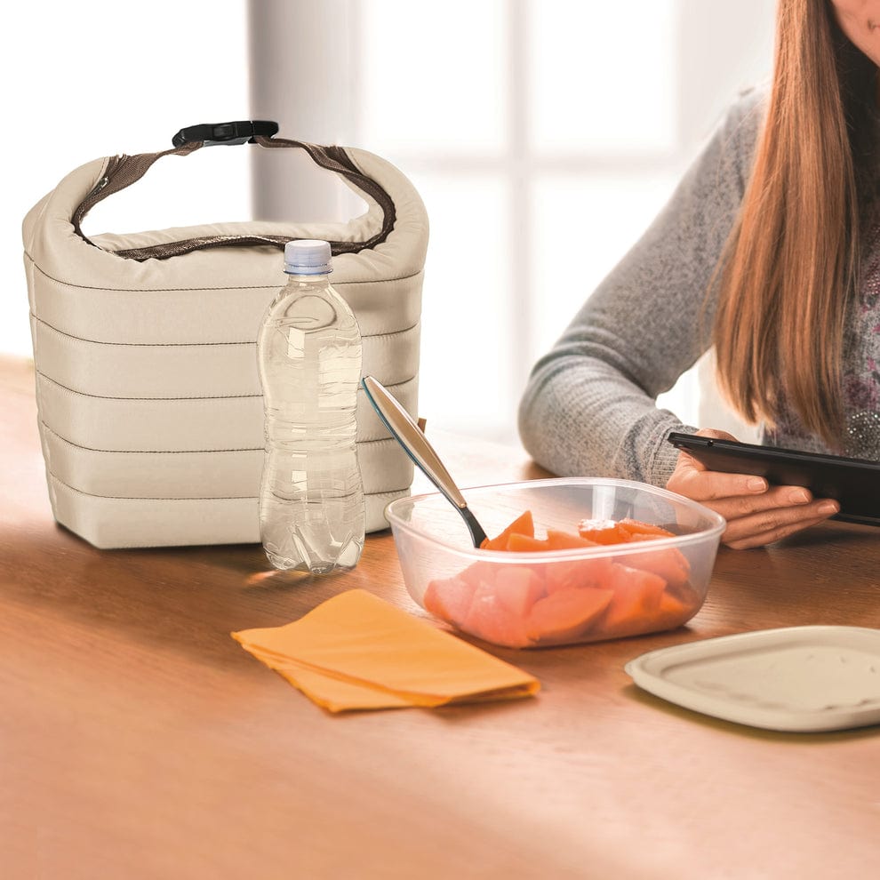 Guzzini LUNCH BOX Guzzini On The Go Handy Bio Thermal  Small Bag And Container Clay GZ3295079 (7889237737561)