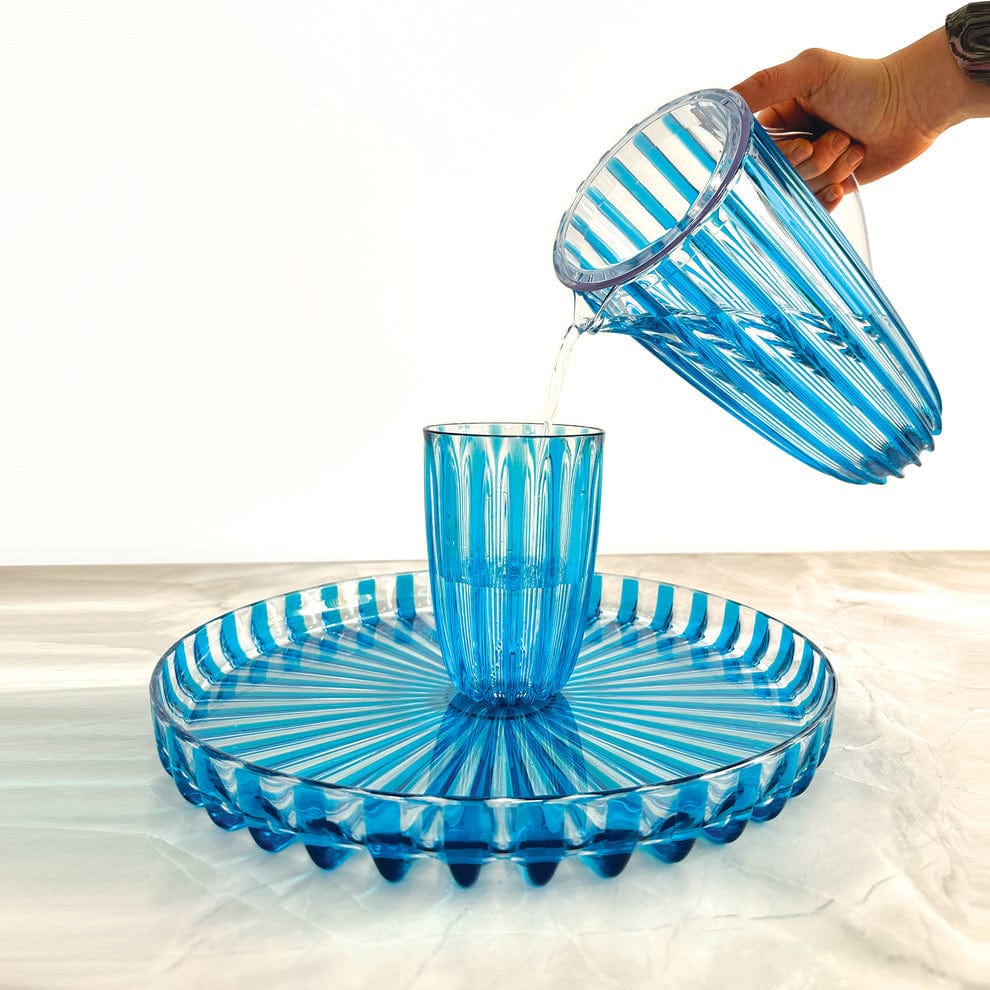 Guzzini Pitcher Guzzini Dolcevita Pitcher with Lid 1.75L Turquoise GZ12380048