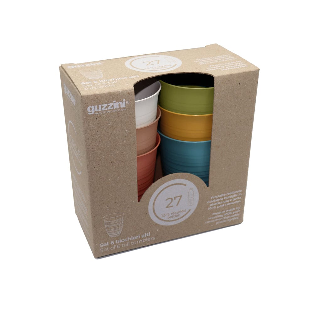 Guzzini Pitcher Guzzini Tumblers Tierra Assorted 350ml Set Of 6 (7889730568281)