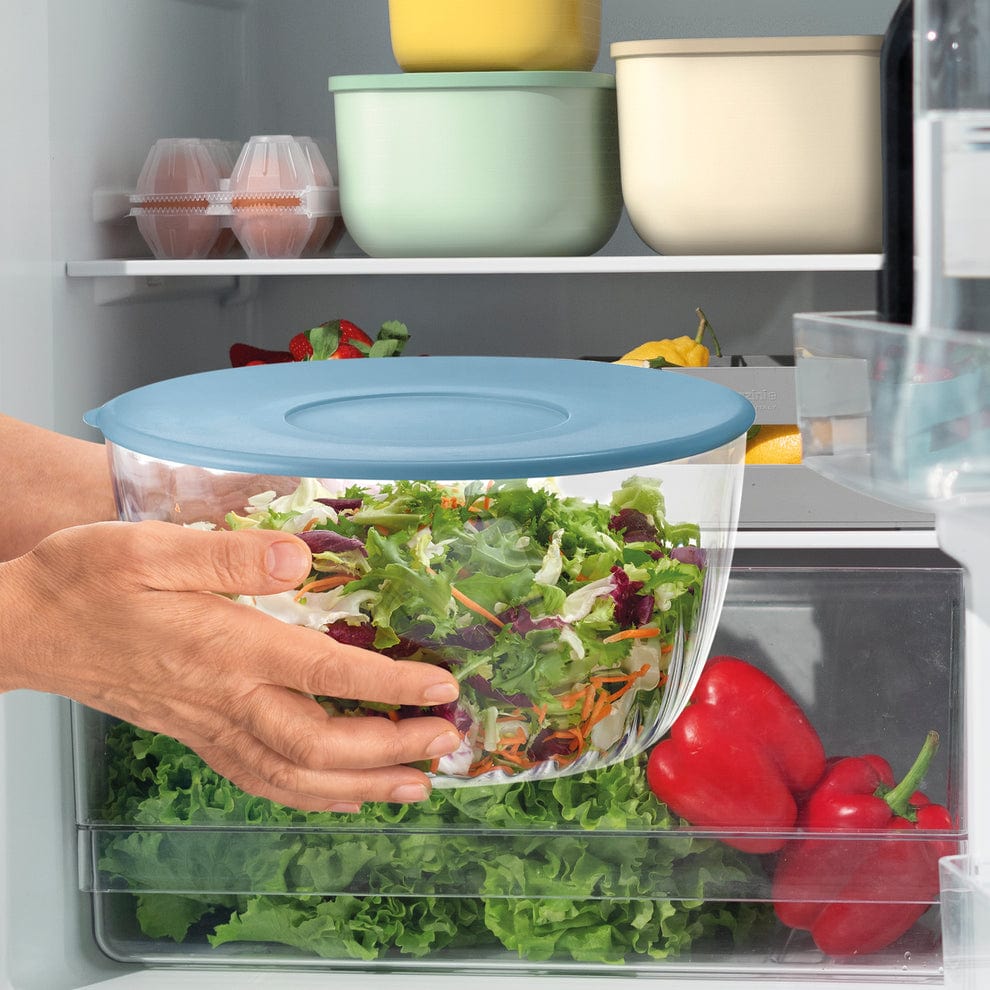 Guzzini Salad Spinner Guzzini Preparation Salad Spinner With Lid 26cm Spin & Store Matt Blue GZ170900134