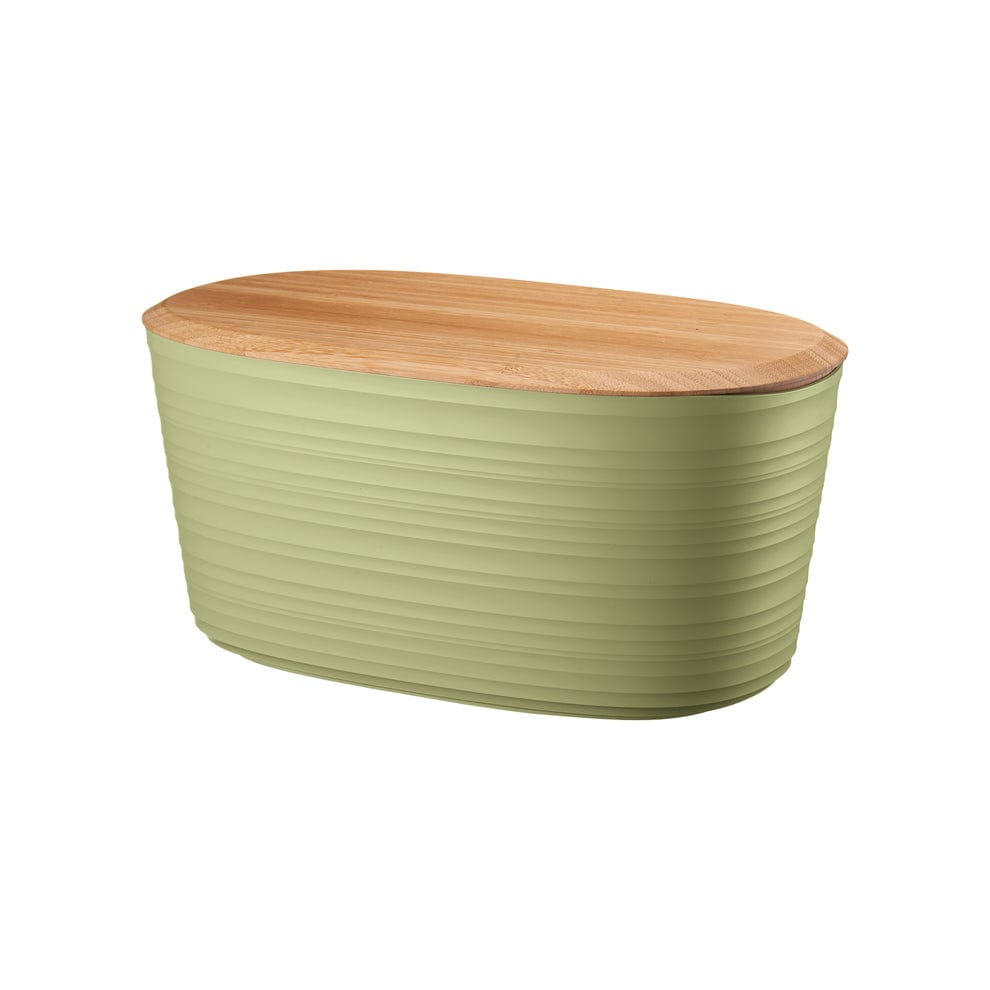 Guzzini Serving Platter Guzzini Tierra Bread Bin With Bamboo Bread Board Top Sage GZ179600257