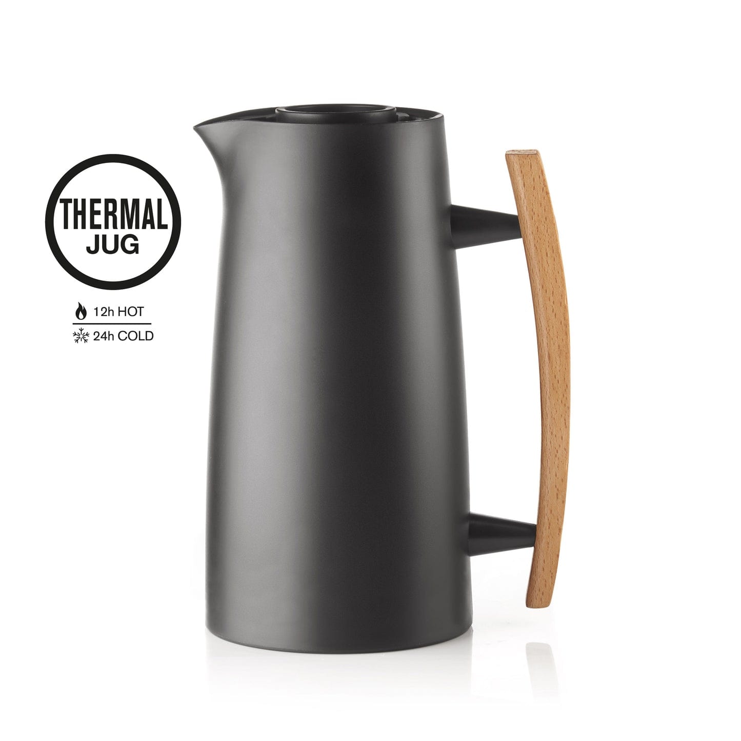 Guzzini Teapot Guzzini Icons Riviera Vacuum Flask 1L Black GZ12560010