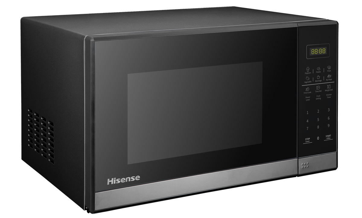 Hisense 37L Electronic Microwave Black H37MOBS5X.