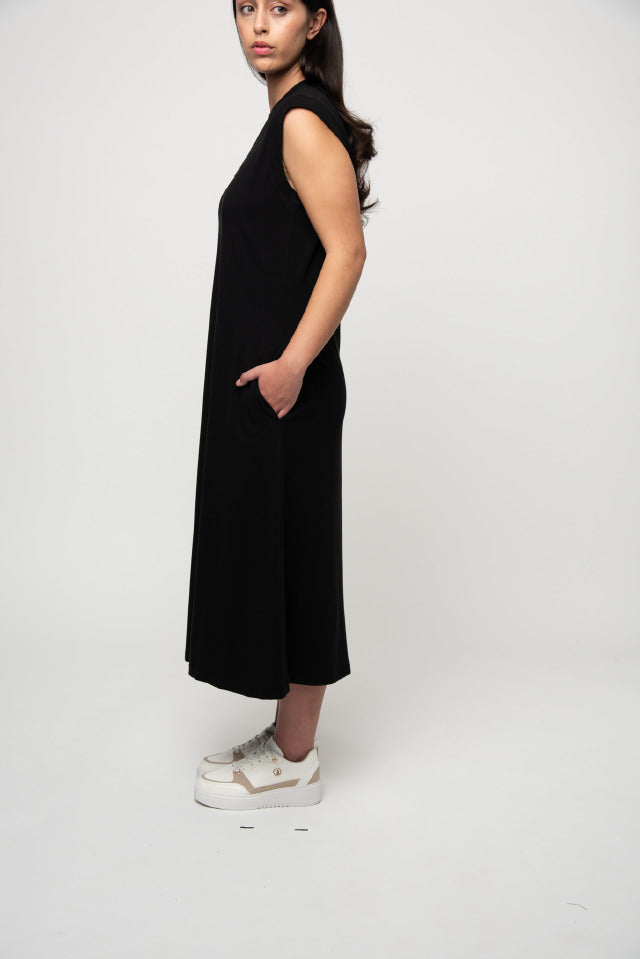 Polo Women Mila Short Sleeve Casual Dress Black