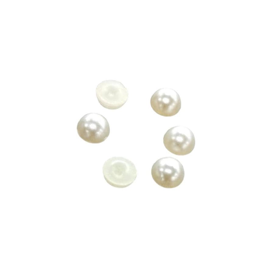 HABBY ACCESSORIES HABBY Cream Sml Half Pearl Med/Sml Beads (7785552150617)