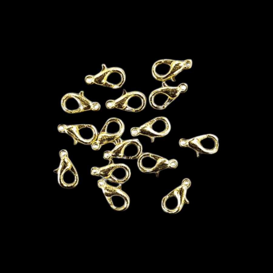 HABBY ACCESSORIES Habby Gold Lobster Clasp 10mm 15pcs (7915621154905)
