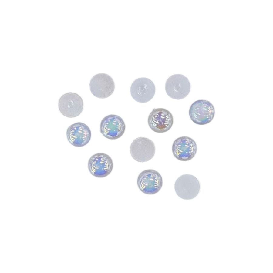 HABBY ACCESSORIES HABBY Shinny Med Half Pearl Med/Sml Beads (7785552150617)