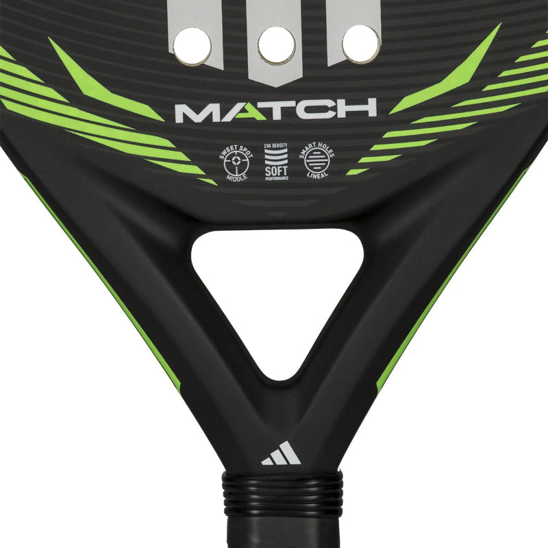 adidas Match (Black/Lime) 2026 is a versatile padel racket.