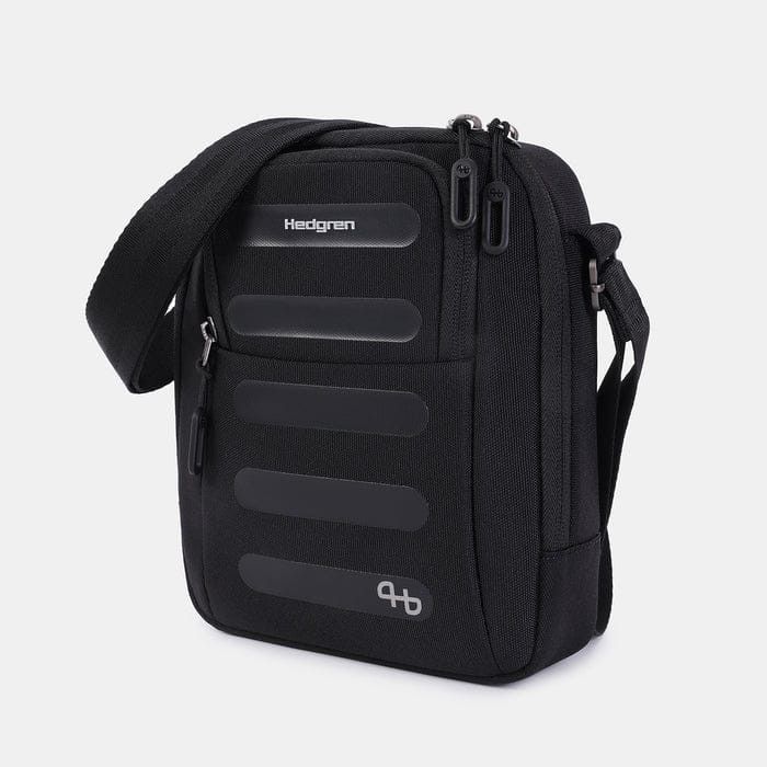 Hedgren Handbag Hedgren Comby Vertical Crossover + RFid Black