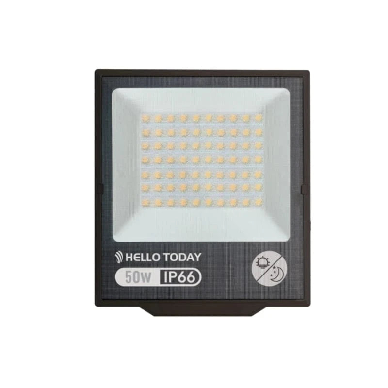 Hello Today Flood Lights Flood Light LED with Day/Night Sensor – 50W
