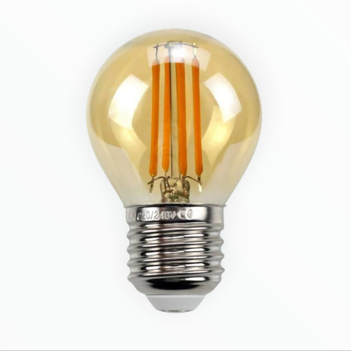 Hello Today LED Bulb LED Filament Bulb E27 Warm White G45 4W