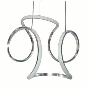 HELLO TODAY PENDANT LIGHT Hello Today Dining Lamp  Chrome Bend/6991 (7295221661785)