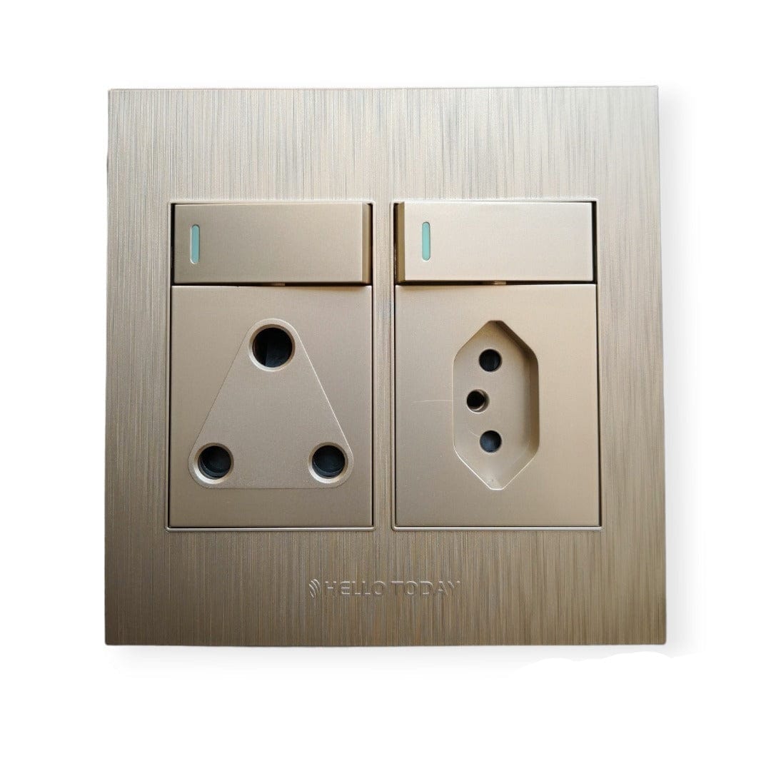 Hello Today SWITCHES Hello Today Plug S12-210 SA/Euro Socket (7408774381657)