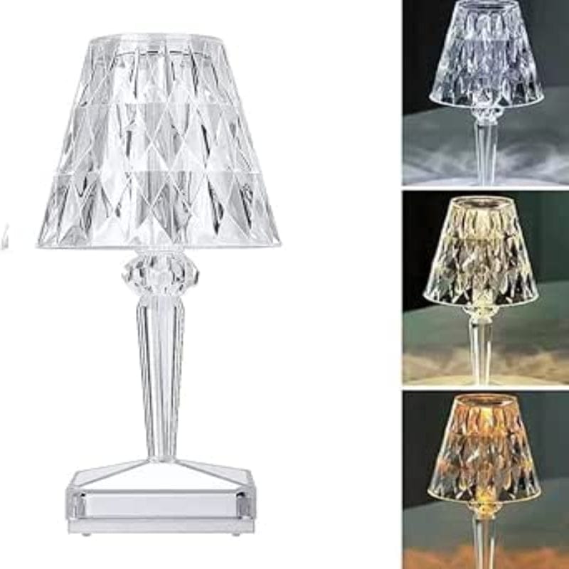 HELLO TODAY Table Lamp Acrylic Colour Changing Rechargeable LED Table Lamp