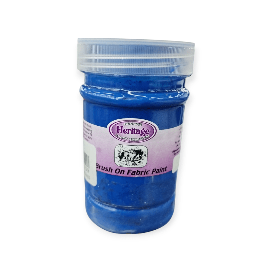 HERITAGE PAINTS Habby Blue Heritage Fabric paint 250ml (7805220651097)