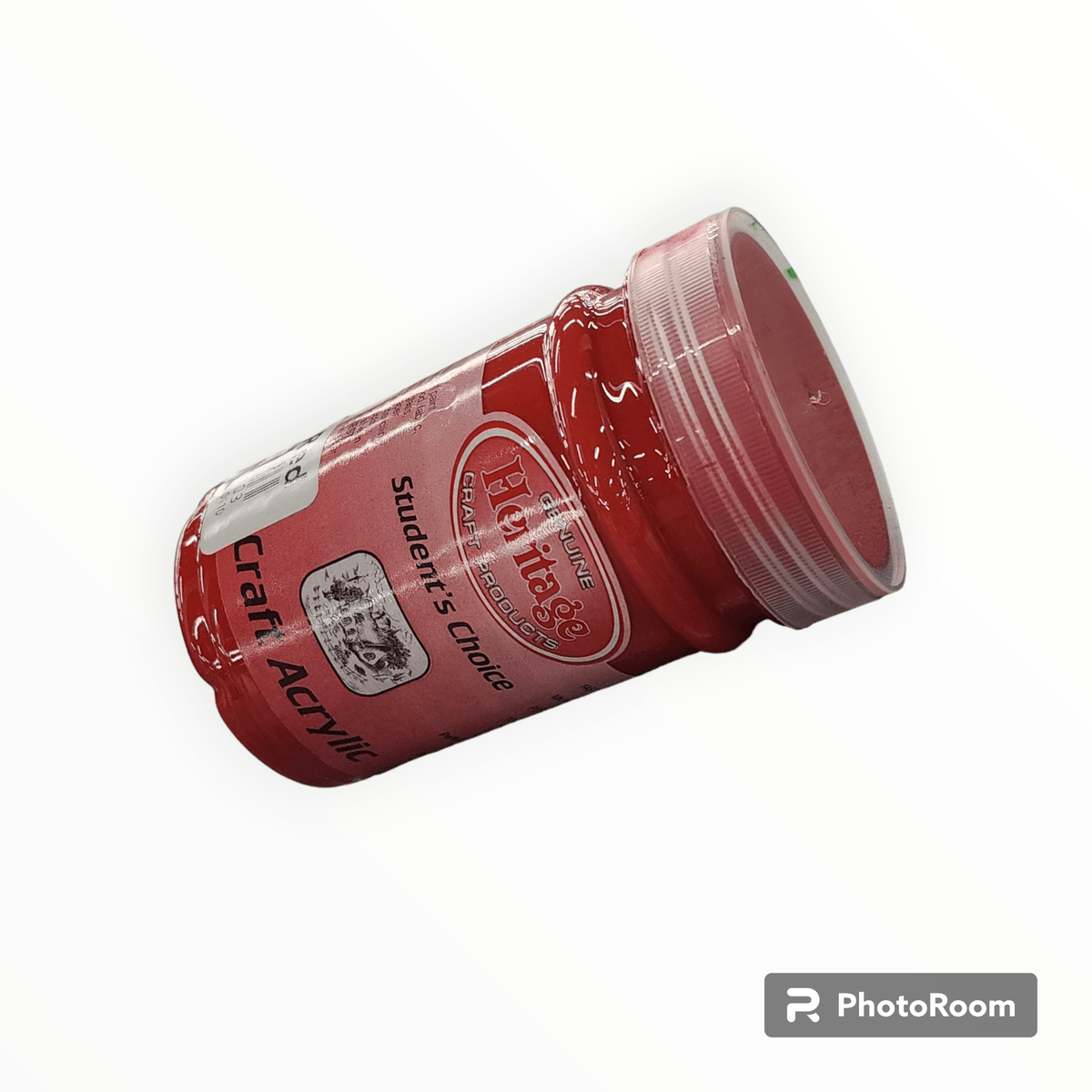 HERITAGE PAINTS Habby Heritage Craft Acrylic Paint Berry Red 250ml (7483986116697)