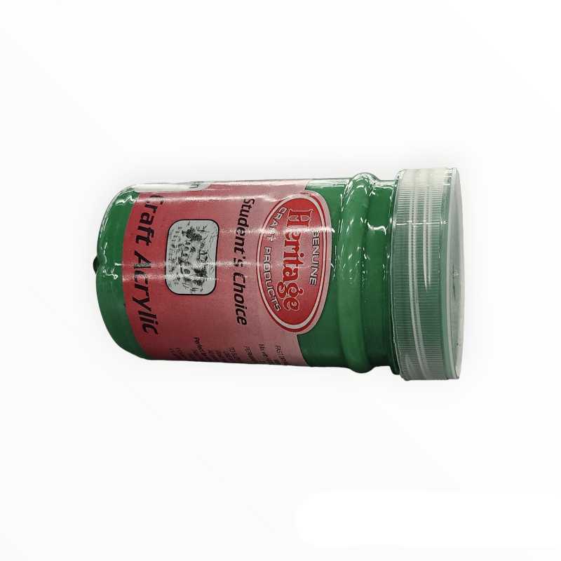 HERITAGE PAINTS Habby Heritage Craft Acrylic Paint Forest Green 250ml (7483985887321)