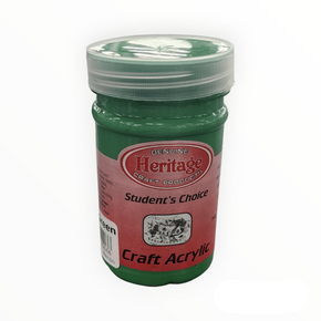 HERITAGE PAINTS Habby Heritage Craft Acrylic Paint Forest Green 250ml (7483985887321)