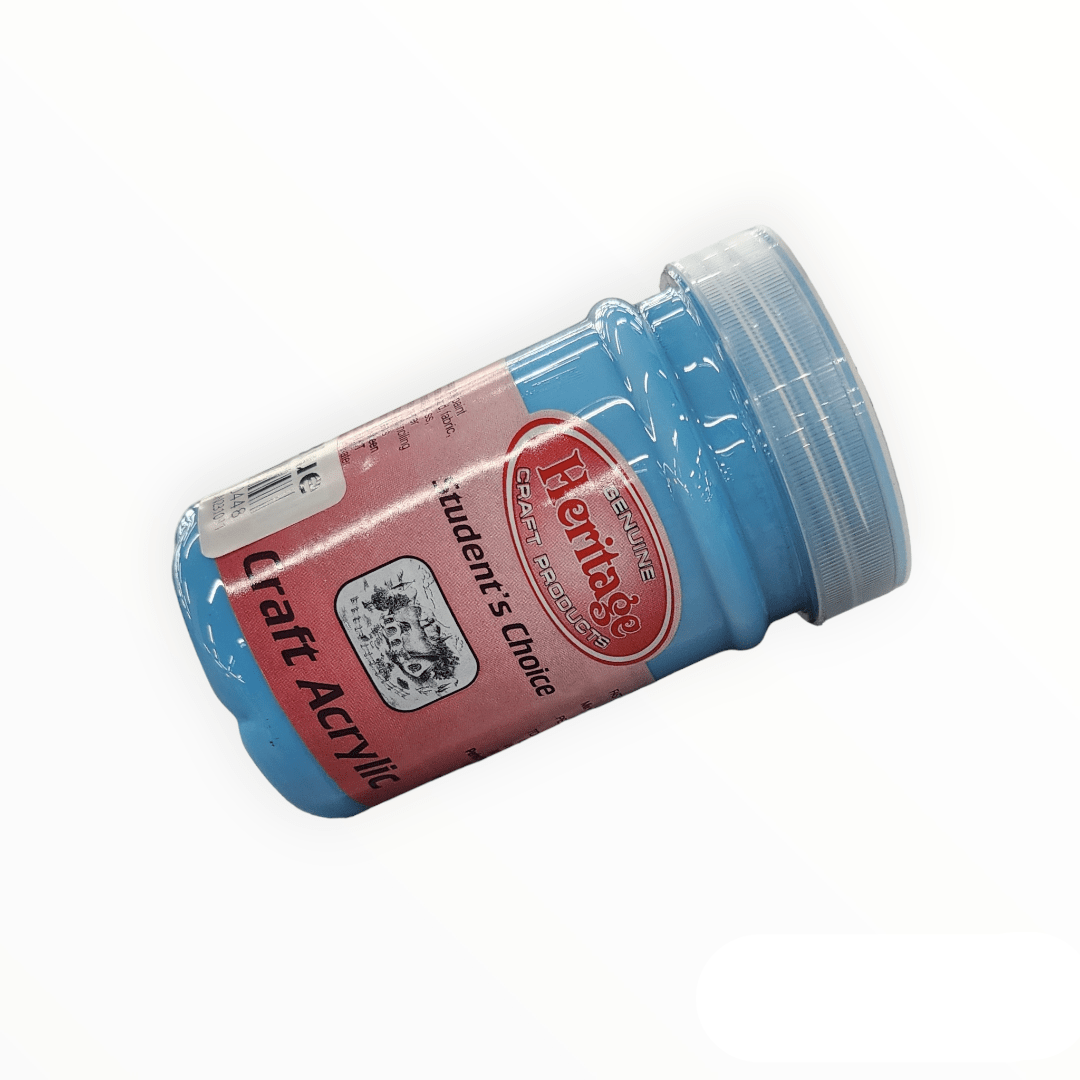 HERITAGE PAINTS Habby Heritage Craft Acrylic Paint Sky Blue 250ml (7483986640985)