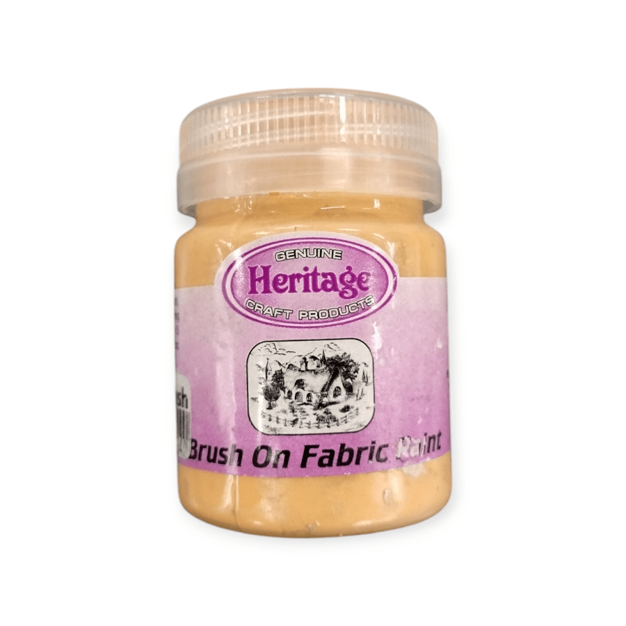 HERITAGE PAINTS Habby Peach Blush Heritage Fabric Paint 50ml (7484629811289)