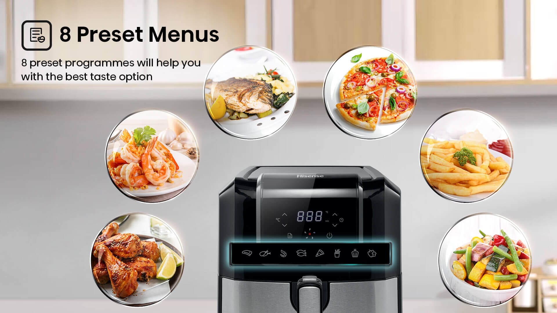 Hisense AIR FRYER Hisense 6.7L Air Fryer H06AFBS1S3