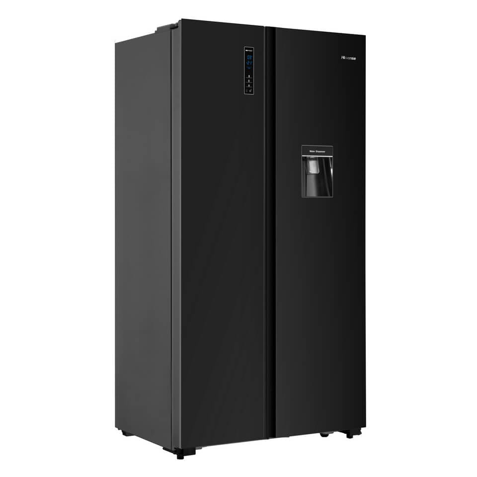 Hisense Promotions Hisense 514L Black Side By Side Fridge with Water Dispenser H670SMIB-WD