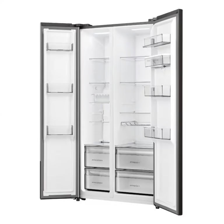 HISENSE Refrigerators Hisense 541L Reflect Black Series Side By Side Refrigerator H680SMIB-WD