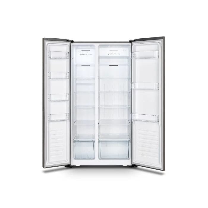 Hisense Side by side fridge Hisense 516L Side by Side Fridge Freezer Inox H670SIT (7247037005913)
