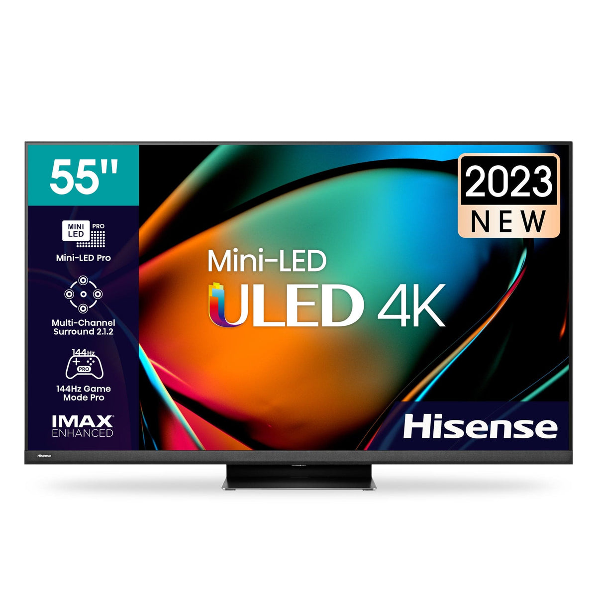 Hisense Smart TV Hisense 55" Mini -LED ULED 4K VIDAA Smart TV  55U8K (7880805187673)