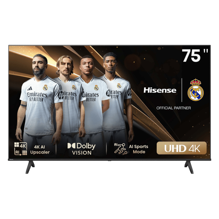 Hisense Smart UHD TV Hisense 75" UHD 4K Smart TV 75A6N (7825631838297)