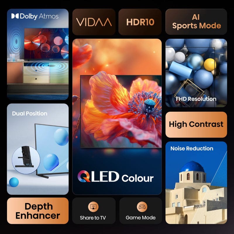 Hisense Televisions Hisense 40" A5Q Full HD QLED TV