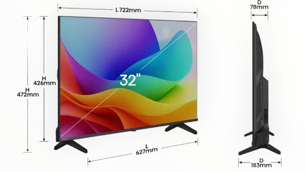 Hisense TV & Audio HISENSE 32" TV 32Q5S