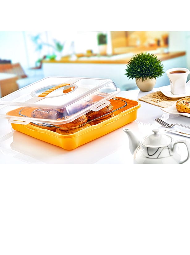 Hobby Life cake cover Hobby Life Square Pastry Carrying Container 03 1060 (7451031797849)