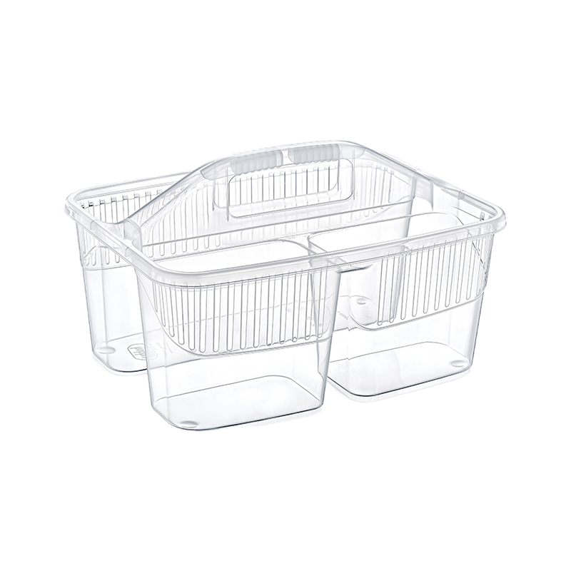 Hobby Life DISH Hobby Life Classy Transparent Organizer Basket with Compartments 071401