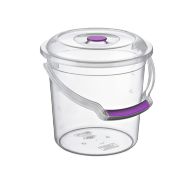 Hobby Life Laundry Basket Hobby Life Transparent Lid Water Bucket 10L 08 1185