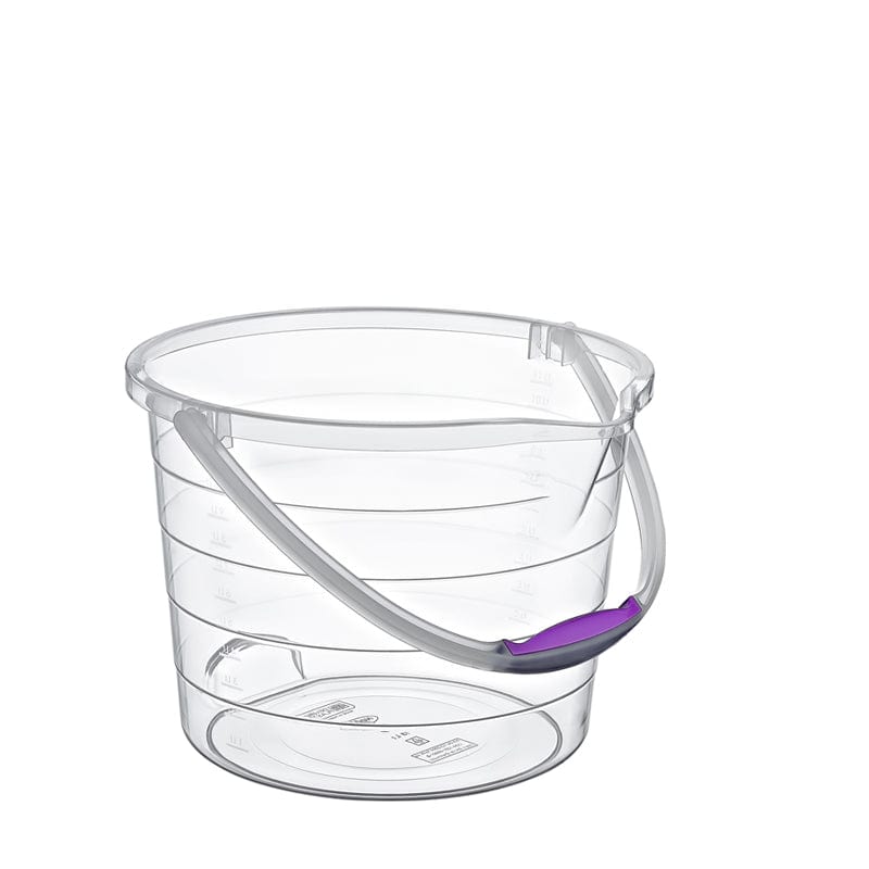 Hobby Life Laundry Basket Hobby Life Transparent Stepped Cleaning Bucket 10L 08 1198 (7306956177497)