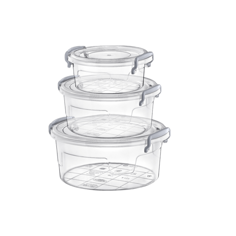 Hobby Life STORAGE CONTANER Hobby Life Triple Round Storage Container Set of 3 (7311052046425)