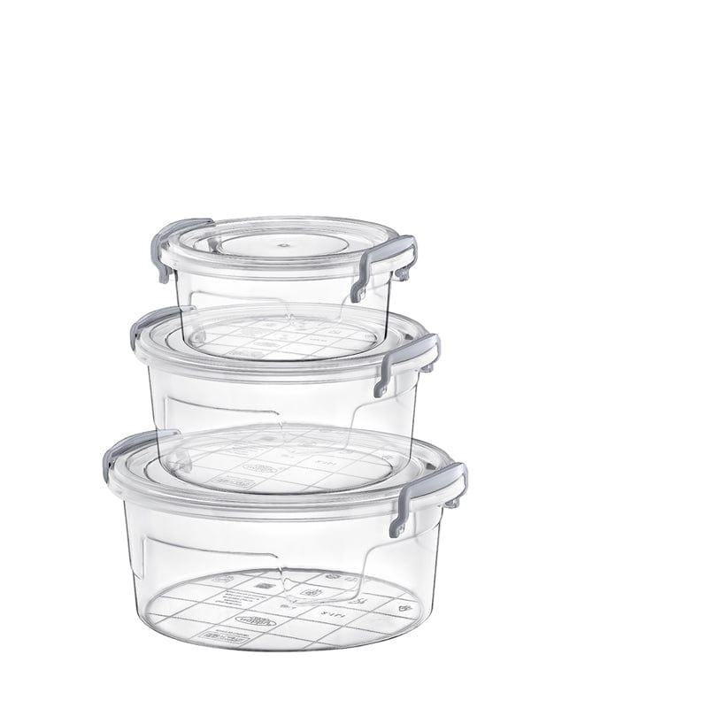 Hobby Life STORAGE CONTANER Hobby Life Triple Round Storage Container Set of 3 (7311052046425)