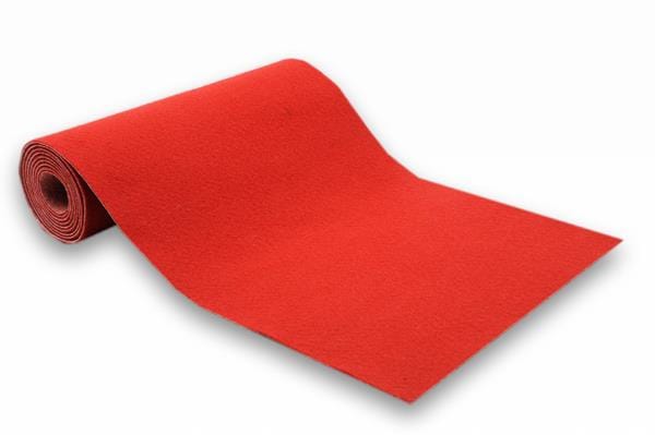 Home Decor Decor Exhibition Flooring Carpet Runner 1,8cm Width Red