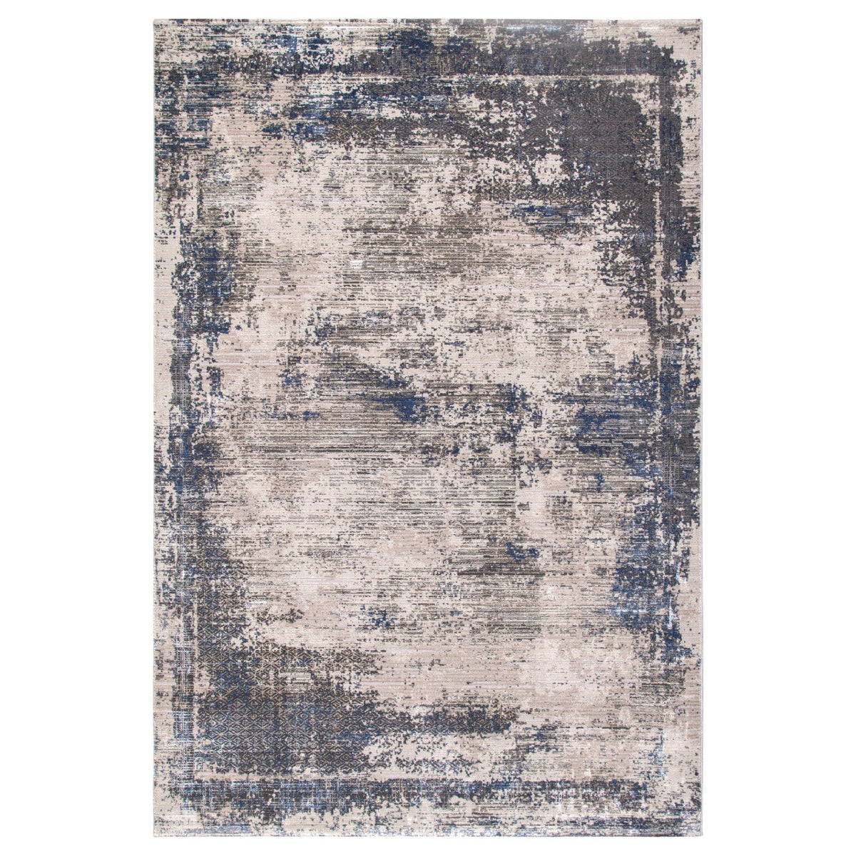 Home Decor RUG 160X230cm Elissa Rugs Light Grey -C Blue ELS1002