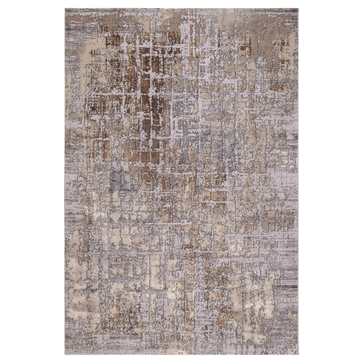 Home Decor RUG 160X230cm Elissa Rugs Light Grey -C Tile ELS1003