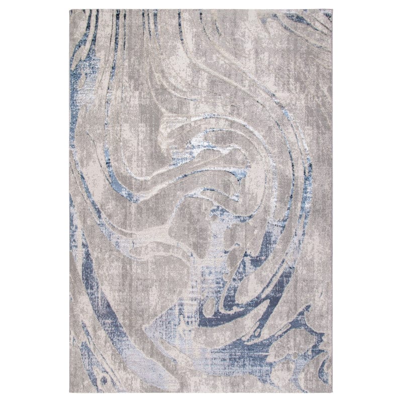 Home Decor RUG Dora Rugs Cream-C Light Blue EVA2002