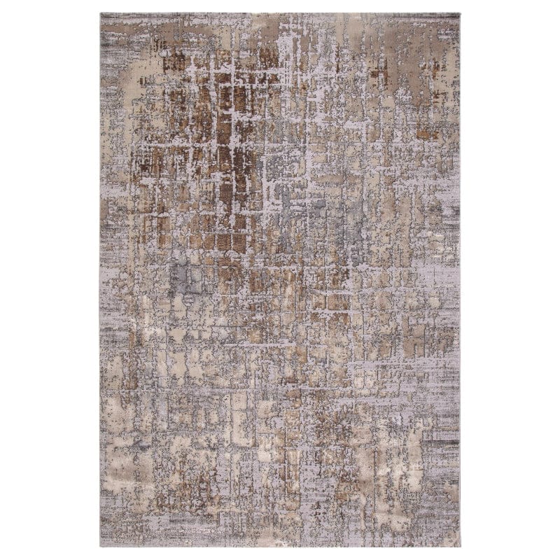 Home Decor RUG Elissa Rugs Light Grey -C Tile ELS1003